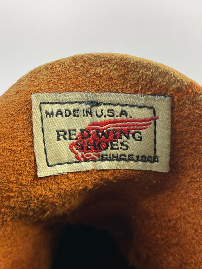 【現状渡し品】【メンズ/レディース】 RED WING レッドウィング 刺繍羽タグ SUPER SOLE MOC TOE WORK BOOTS 靴 シューズ ブーツ 164-260531-AS-78-min サイズ：7 1/2 カラー：ブラウン 万代Net店