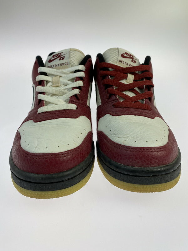 【中古品】【メンズ】 NIKE ナイキ ZOOM AIR DELTA FORCE 309784-101 2004年製 ズーム エアー デルタ フォース スニーカー 靴 160-260516-jt-02-min サイズ：US 10 28.0cm カラー：WHITE/BLACK-TEAM RED BLA/NOIR-RGETEA 万代Net店