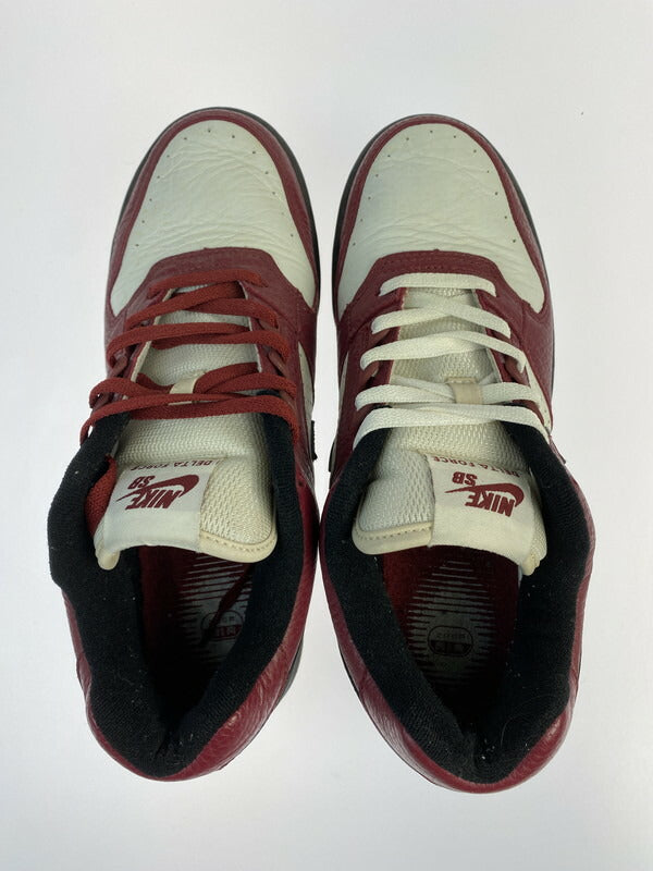 【中古品】【メンズ】 NIKE ナイキ ZOOM AIR DELTA FORCE 309784-101 2004年製 ズーム エアー デルタ フォース スニーカー 靴 160-260516-jt-02-min サイズ：US 10 28.0cm カラー：WHITE/BLACK-TEAM RED BLA/NOIR-RGETEA 万代Net店
