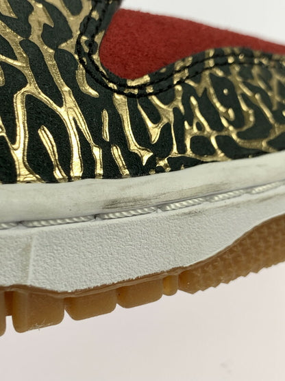 【中古品】【メンズ】 NIKE ID DUNK LOW 628307-991 ナイキ ダンク ロー スニーカー 靴 2013年製 ID 160-260516-jt-01-min サイズ：US 10 28.0cm カラー：レッド/ゴールド 万代Net店