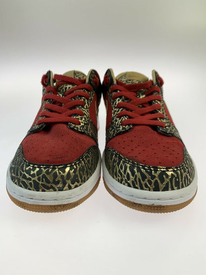 【中古品】【メンズ】 NIKE ID DUNK LOW 628307-991 ナイキ ダンク ロー スニーカー 靴 2013年製 ID 160-260516-jt-01-min サイズ：US 10 28.0cm カラー：レッド/ゴールド 万代Net店