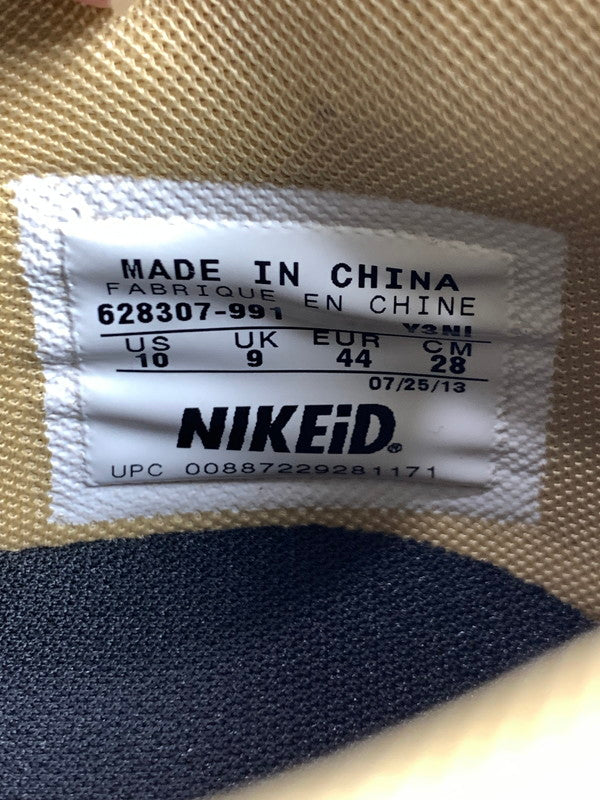 【中古品】【メンズ】 NIKE ID DUNK LOW 628307-991 ナイキ ダンク ロー スニーカー 靴 2013年製 ID 160-260516-jt-01-min サイズ：US 10 28.0cm カラー：レッド/ゴールド 万代Net店