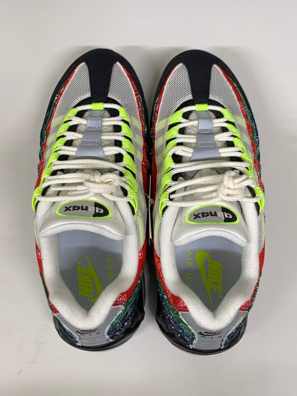 【中古品】【メンズ】 NIKE ナイキ AIR MAX 95 BIG BUBBLE SP PAISLEY BANDANA IQ0620-100 エアマックス95 ビッグバブル SP スニーカー メンズ シューズ 靴 160-260521-em-51-min サイズ：27.5cm カラー：ペイズリー/バンダナ 万代Net店