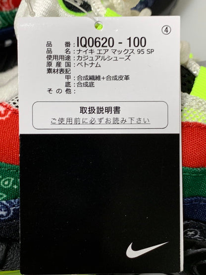 【中古品】【メンズ】 NIKE ナイキ AIR MAX 95 BIG BUBBLE SP PAISLEY BANDANA IQ0620-100 エアマックス95 ビッグバブル SP スニーカー メンズ シューズ 靴 160-260521-em-51-min サイズ：27.5cm カラー：ペイズリー/バンダナ 万代Net店