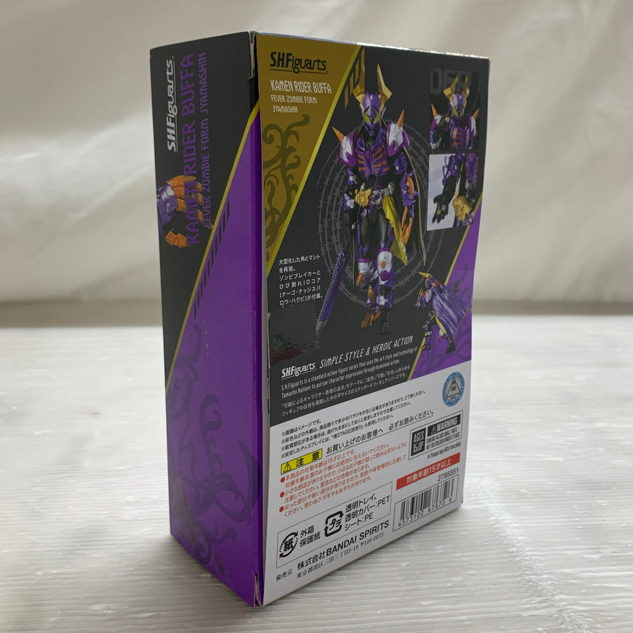 【中古品】 仮面ライダーギーツ S.H.フィギュアーツ 仮面ライダーバッファ フィーバーゾンビフォーム ジャマ神 魂ウェブ限定 042-260527-em-13-min 万代Net店