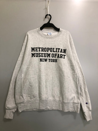 【中古品】【メンズ】 CHAMPION REVERSE WEAVE チャンピオンリバースウィーブ SWEATSHIRT スウェット トレーナー 148-260520-AS-6-min サイズ：XL カラー：グレー 万代Net店