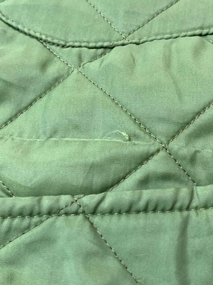 【現状渡し品】【メンズ】 BARBOUR バブアー ガンパッチ キルティングベスト アウター 144-260520-AS-41-min サイズ：L カラー：グリーン 万代Net店
