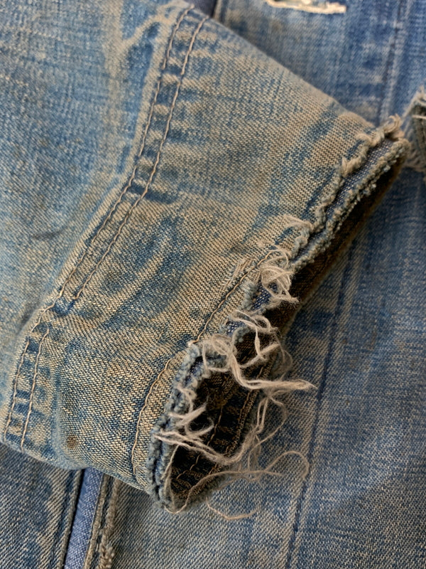 【現状渡し品】【メンズ】 LEE リー 70's 91-J DENIM COVERALL 70年代 デニムカバーオール ライトアウター 146-260529-yn-11-min サイズ：表記不明 下記参照 カラー：インディゴ 万代Net店