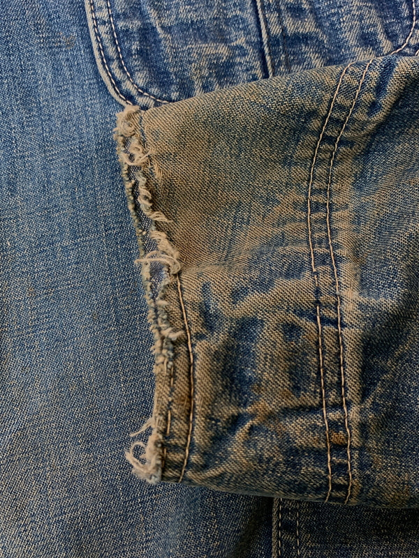 【現状渡し品】【メンズ】 LEE リー 70's 91-J DENIM COVERALL 70年代 デニムカバーオール ライトアウター 146-260529-yn-11-min サイズ：表記不明 下記参照 カラー：インディゴ 万代Net店