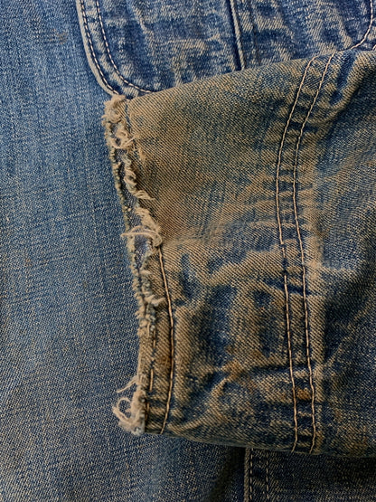 【現状渡し品】【メンズ】 LEE リー 70's 91-J DENIM COVERALL 70年代 デニムカバーオール ライトアウター 146-260529-yn-11-min サイズ：表記不明 下記参照 カラー：インディゴ 万代Net店