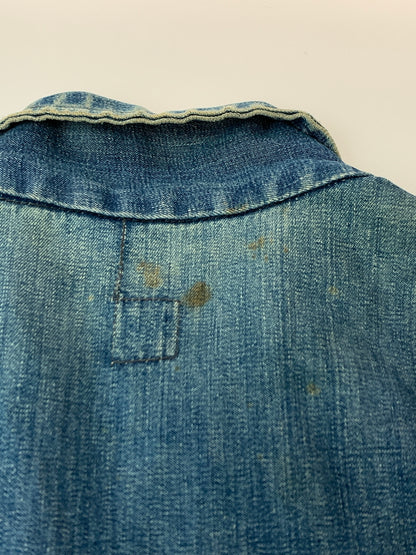 【現状渡し品】【メンズ】 LEE リー 70's 91-J DENIM COVERALL 70年代 デニムカバーオール ライトアウター 146-260529-yn-11-min サイズ：表記不明 下記参照 カラー：インディゴ 万代Net店