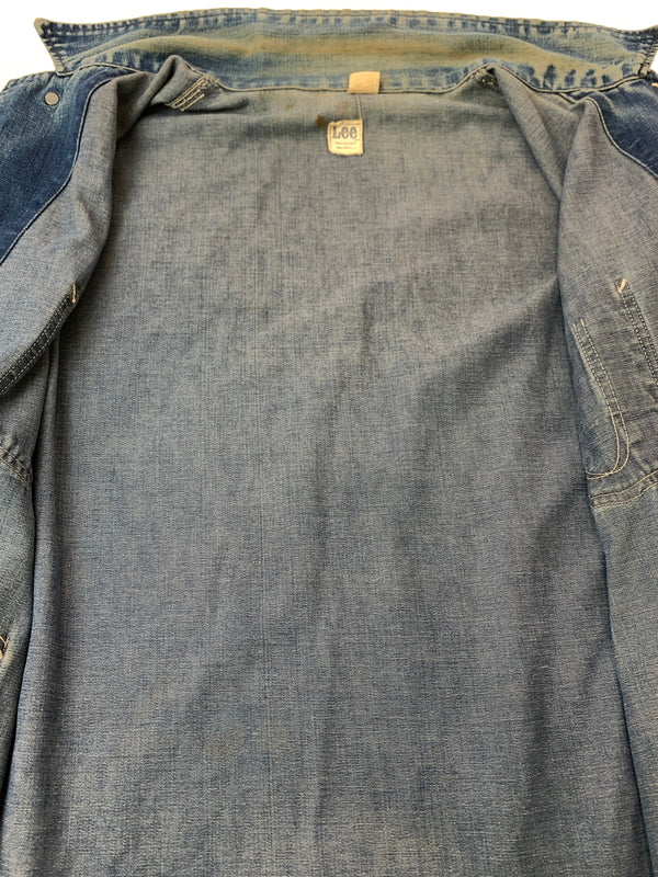 【現状渡し品】【メンズ】 LEE リー 70's 91-J DENIM COVERALL 70年代 デニムカバーオール ライトアウター 146-260529-yn-11-min サイズ：表記不明 下記参照 カラー：インディゴ 万代Net店