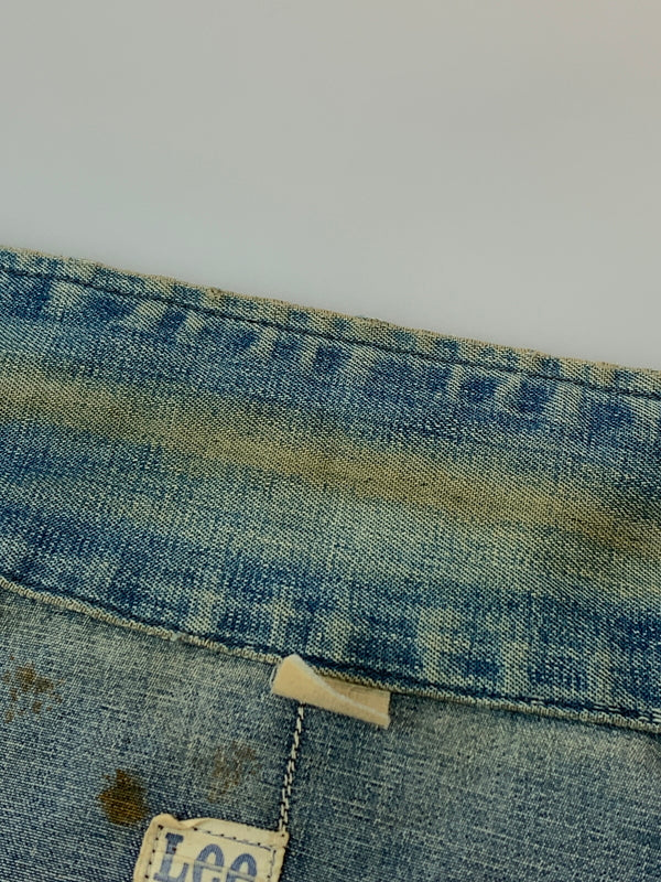 【現状渡し品】【メンズ】 LEE リー 70's 91-J DENIM COVERALL 70年代 デニムカバーオール ライトアウター 146-260529-yn-11-min サイズ：表記不明 下記参照 カラー：インディゴ 万代Net店