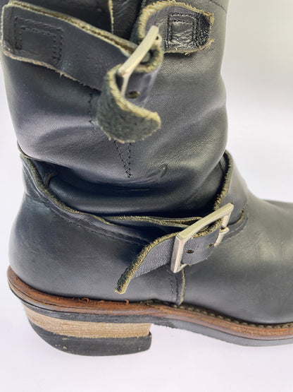 【現状渡し品】【メンズ】 RED WING レッドウィング 8782 エンジニアブーツ 靴 シューズ 164-260531-AS-76-min サイズ：8 1/2 カラー：ブラック 万代Net店