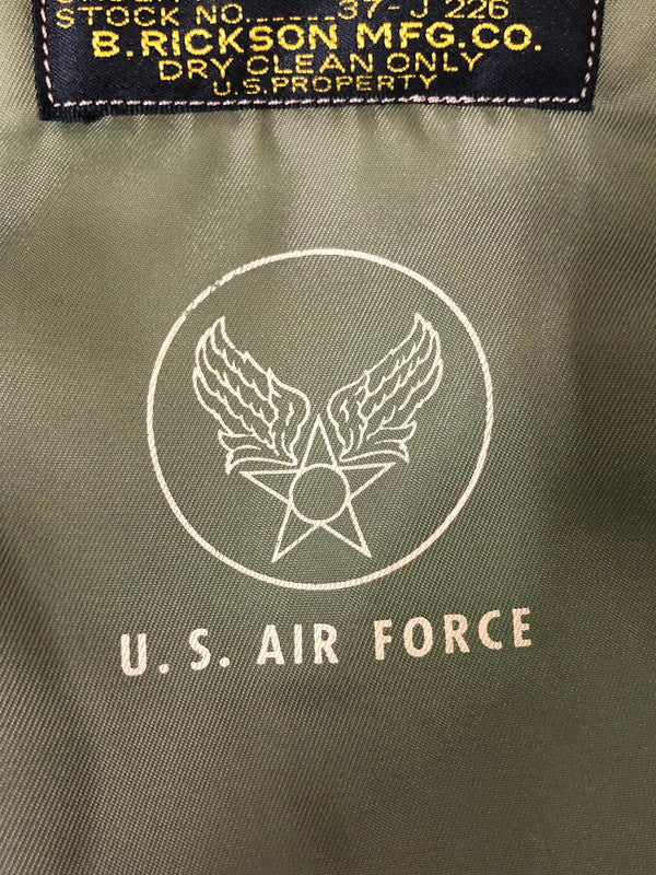 【中古品】【メンズ】 BUZZ RICKSON'S バズリクソンズ B-15C FLIGHT JACKET フライトジャケット アウター 145-260520-AS-2-min サイズ：38 カラー：カーキ 万代Net店