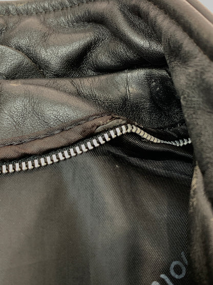 【中古品】【メンズ】 SCHOTT ショット SINGLE RIDERS JACKET シングルライダースジャケット アウター 145-260529-yn-10-min サイズ：40 カラー：ブラック 万代Net店