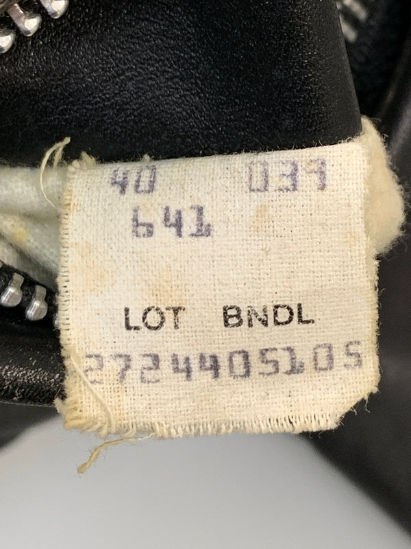 【中古品】【メンズ】 SCHOTT ショット SINGLE RIDERS JACKET シングルライダースジャケット アウター 145-260529-yn-10-min サイズ：40 カラー：ブラック 万代Net店