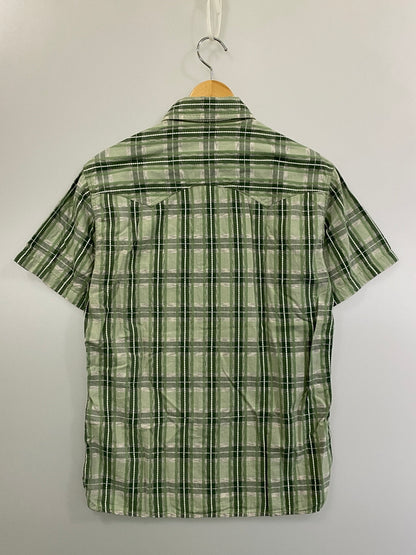 【中古品】【メンズ】 GLORY PARK フラットヘッド グローリーパーク WESTERN S S SHIRT ウェスタン 半袖シャツ トップス 145-260626-jt-10-min サイズ：38 カラー：グリーン系 万代Net店