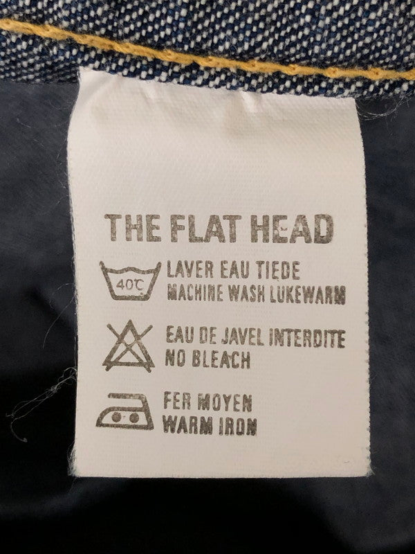 【中古品】【メンズ】 THE FLAD HEAD フラットヘッド 7001 WESTERN DENIM SHIRT ウエスタン デニムシャツ ロングスリーブ 145-260520-AS-32-min サイズ：38 カラー：インディゴ 万代Net店