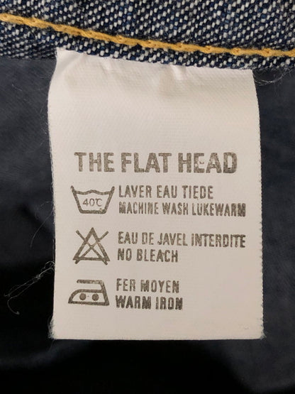 【中古品】【メンズ】 THE FLAD HEAD フラットヘッド 7001 WESTERN DENIM SHIRT ウエスタン デニムシャツ ロングスリーブ 145-260520-AS-32-min サイズ：38 カラー：インディゴ 万代Net店