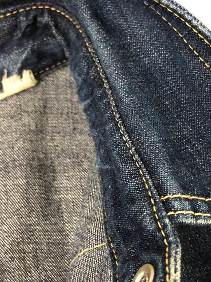 【中古品】【メンズ】 THE FLAD HEAD フラットヘッド 7001 WESTERN DENIM SHIRT ウエスタン デニムシャツ ロングスリーブ 145-260520-AS-32-min サイズ：38 カラー：インディゴ 万代Net店