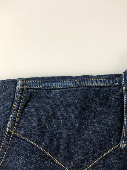 【中古品】【メンズ】 THE FLAD HEAD フラットヘッド 7001 WESTERN DENIM SHIRT ウエスタン デニムシャツ ロングスリーブ 145-260520-AS-32-min サイズ：38 カラー：インディゴ 万代Net店