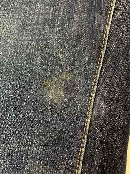 【中古品】【メンズ】 THE FLAT HEAD ザ フラットヘッド ZIPPER TYPE DENIM PANTS ジッパータイプ デニムパンツ メンズ ボトムス 156-260520-KS-32-min サイズ：34 カラー：ブルー 万代Net店