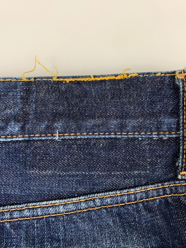 【中古品】【メンズ】 THE FLAT HEAD ザ フラットヘッド ZIPPER TYPE DENIM PANTS ジッパータイプ デニムパンツ メンズ ボトムス 156-260520-KS-32-min サイズ：34 カラー：ブルー 万代Net店