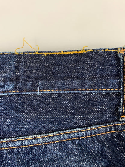 【中古品】【メンズ】 THE FLAT HEAD ザ フラットヘッド ZIPPER TYPE DENIM PANTS ジッパータイプ デニムパンツ メンズ ボトムス 156-260520-KS-32-min サイズ：34 カラー：ブルー 万代Net店