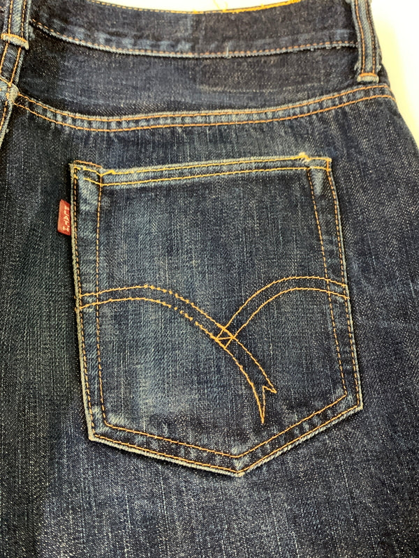 【中古品】【メンズ】 THE FLAT HEAD ザ フラットヘッド ZIPPER TYPE DENIM PANTS ジッパータイプ デニムパンツ メンズ ボトムス 156-260520-KS-32-min サイズ：34 カラー：ブルー 万代Net店
