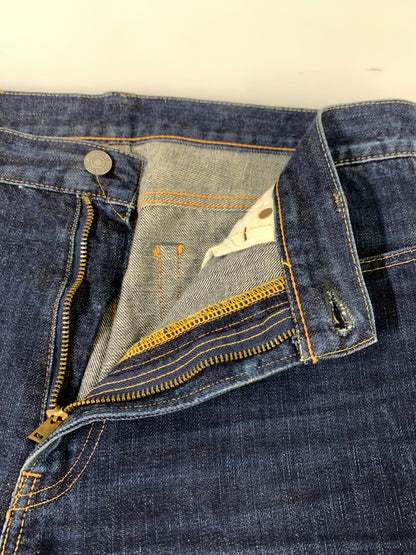 【中古品】【メンズ】 THE FLAT HEAD ザ フラットヘッド ZIPPER TYPE DENIM PANTS ジッパータイプ デニムパンツ メンズ ボトムス 156-260520-KS-32-min サイズ：34 カラー：ブルー 万代Net店