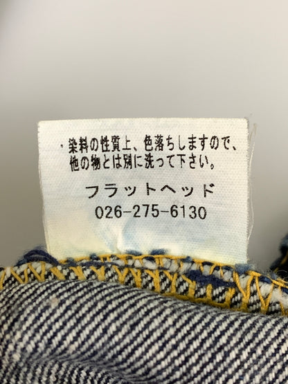 【中古品】【メンズ】 THE FLAT HEAD ザ フラットヘッド ZIPPER TYPE DENIM PANTS ジッパータイプ デニムパンツ メンズ ボトムス 156-260520-KS-32-min サイズ：34 カラー：ブルー 万代Net店