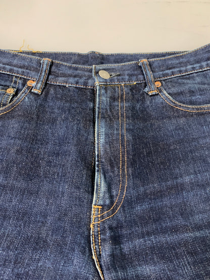 【中古品】【メンズ】 THE FLAT HEAD ザ フラットヘッド ZIPPER TYPE DENIM PANTS ジッパータイプ デニムパンツ メンズ ボトムス 156-260520-KS-32-min サイズ：34 カラー：ブルー 万代Net店
