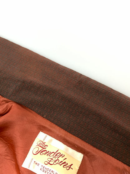 【中古品】【メンズ】 THE TENDER LOIN テンダーロイン TALON LS JACKET タロン ジャケット アウター 142-260526-jt-18-min サイズ：S カラー：ブラウン 万代Net店