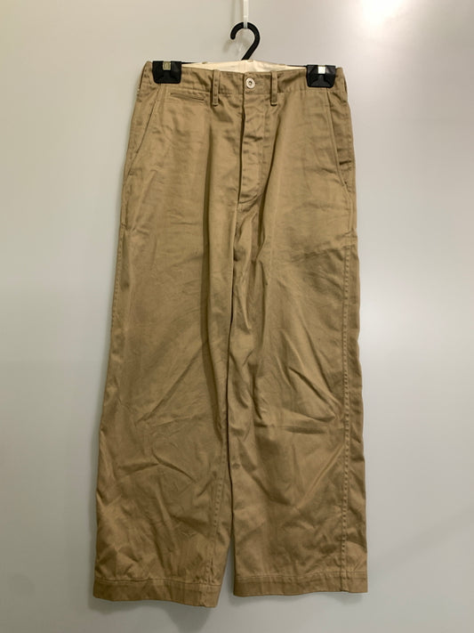 【中古品】【メンズ】 U.S.ARMY ユーエスアーミー メタルボタン 復刻 CHINO TROUSER M-41 チノトラウザー メンズ ボトムス 157-260520-KS-31-min サイズ：30-34 カラー：ベージュ 万代Net店
