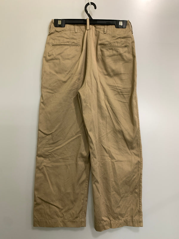 【中古品】【メンズ】 U.S.ARMY ユーエスアーミー メタルボタン 復刻 CHINO TROUSER M-41 チノトラウザー メンズ ボトムス 157-260520-KS-31-min サイズ：30-34 カラー：ベージュ 万代Net店