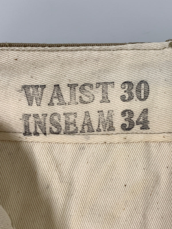 【中古品】【メンズ】 U.S.ARMY ユーエスアーミー メタルボタン 復刻 CHINO TROUSER M-41 チノトラウザー メンズ ボトムス 157-260520-KS-31-min サイズ：30-34 カラー：ベージュ 万代Net店