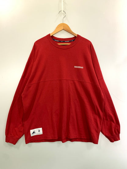 【中古品】【メンズ】 DESCENDANT ディセンダント BERTH JERSEY LS バースジャージ ロングスリーブ 長袖 トップス 140-260529-yn-18-min サイズ：2 カラー：レッド 万代Net店