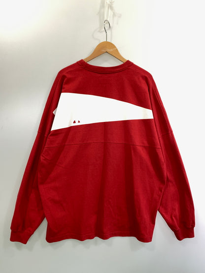 【中古品】【メンズ】 DESCENDANT ディセンダント BERTH JERSEY LS バースジャージ ロングスリーブ 長袖 トップス 140-260529-yn-18-min サイズ：2 カラー：レッド 万代Net店