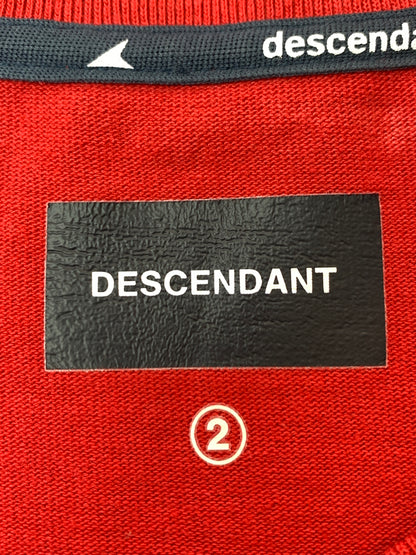 【中古品】【メンズ】 DESCENDANT ディセンダント BERTH JERSEY LS バースジャージ ロングスリーブ 長袖 トップス 140-260529-yn-18-min サイズ：2 カラー：レッド 万代Net店