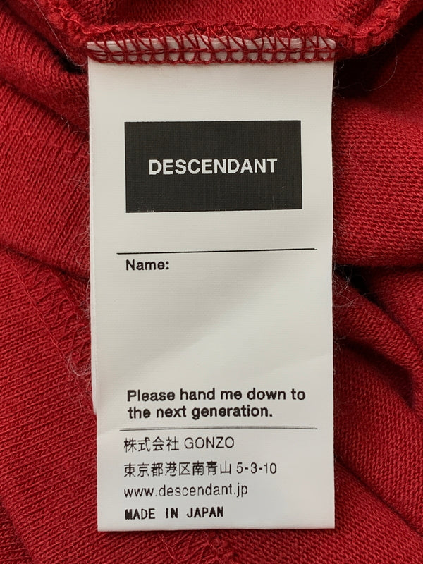 【中古品】【メンズ】 DESCENDANT ディセンダント BERTH JERSEY LS バースジャージ ロングスリーブ 長袖 トップス 140-260529-yn-18-min サイズ：2 カラー：レッド 万代Net店