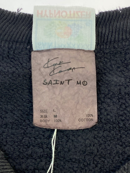 【中古美品】【メンズ】 SAINT MICHAEL セントマイケル 24AW NOTHING IMP KK_CRW SWT SM-YS1-0000-C36 クルーネックスウェット トレーナー トップス 140-260527-yn-22-min サイズ：L カラー：ダークグレー 万代Net店