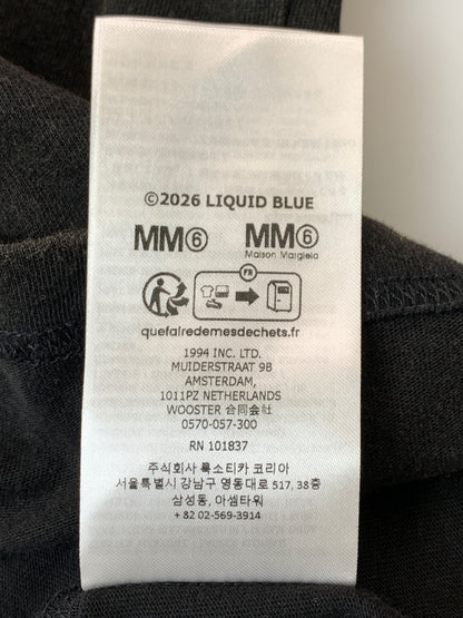 【中古美品】【メンズ】 SUPREME シュプリーム × MM6 26SS MM6 SPLIT S/S TOP エムエムシックス メゾンマルジェラ スプリット ショートスリーブ トップ 半袖Tシャツ トップス 149-260529-yn-14-min サイズ：M カラー：ブラック 万代Net店