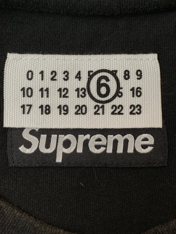 【中古美品】【メンズ】 SUPREME シュプリーム × MM6 26SS MM6 SPLIT S/S TOP エムエムシックス メゾンマルジェラ スプリット ショートスリーブ トップ 半袖Tシャツ トップス 149-260529-yn-14-min サイズ：M カラー：ブラック 万代Net店