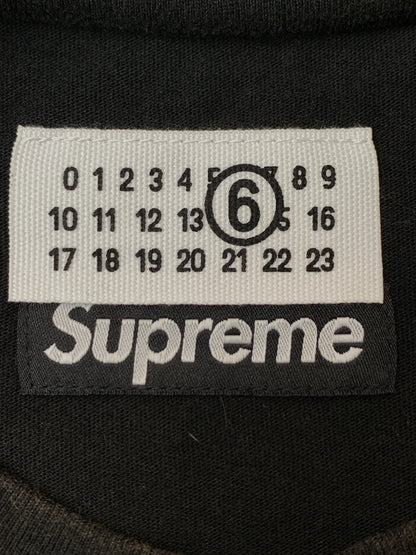 【中古美品】【メンズ】 SUPREME シュプリーム × MM6 26SS MM6 SPLIT S/S TOP エムエムシックス メゾンマルジェラ スプリット ショートスリーブ トップ 半袖Tシャツ トップス 149-260529-yn-14-min サイズ：M カラー：ブラック 万代Net店