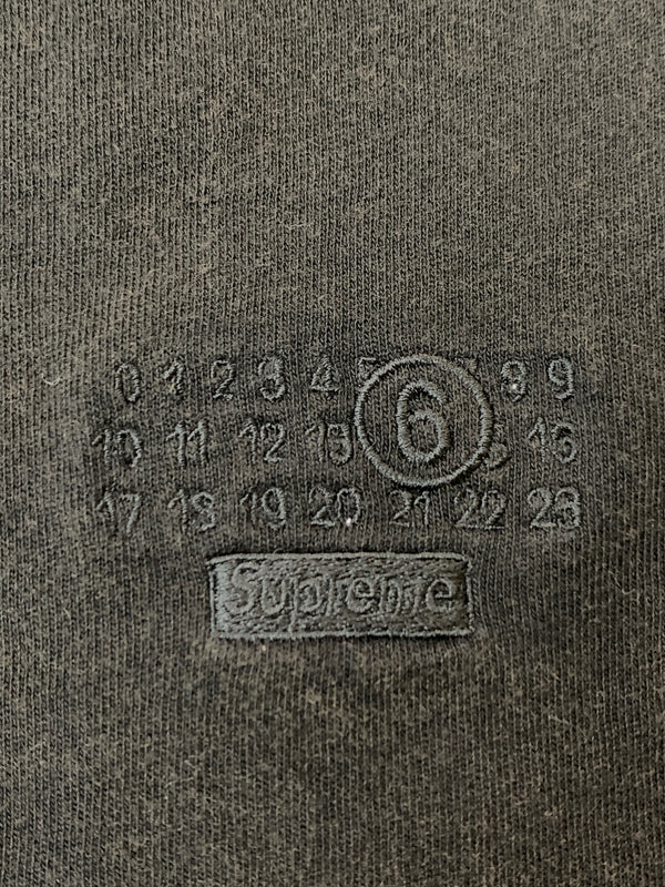 【中古美品】【メンズ】 SUPREME シュプリーム × MM6 26SS MM6 SPLIT S/S TOP エムエムシックス メゾンマルジェラ スプリット ショートスリーブ トップ 半袖Tシャツ トップス 149-260529-yn-14-min サイズ：M カラー：ブラック 万代Net店