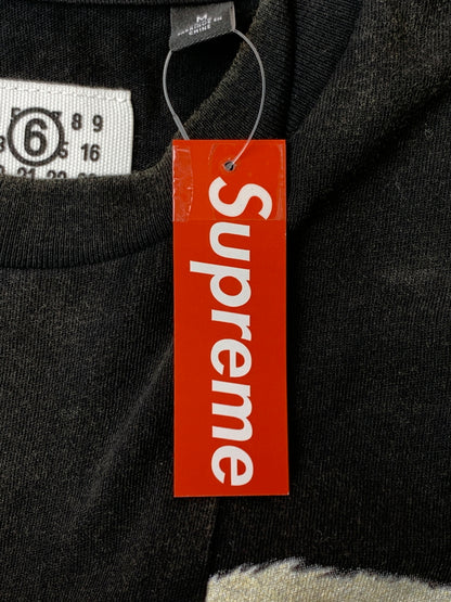 【中古美品】【メンズ】 SUPREME シュプリーム × MM6 26SS MM6 SPLIT S/S TOP エムエムシックス メゾンマルジェラ スプリット ショートスリーブ トップ 半袖Tシャツ トップス 149-260529-yn-14-min サイズ：M カラー：ブラック 万代Net店