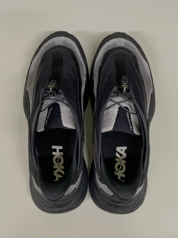 【中古品】【メンズ】 HOKA ホカ HOKA PROJECT TRANSPORT TS FY1025D プロジェクト トランスポート スニーカー メンズ シューズ 靴 ジッパー 162-260521-em-61-min サイズ：28.5cm カラー：ブラック系 万代Net店