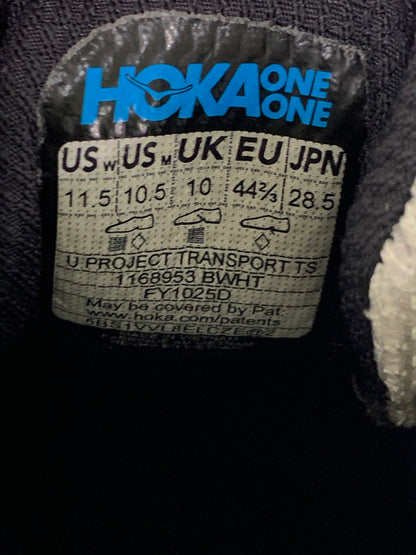 【中古品】【メンズ】 HOKA ホカ HOKA PROJECT TRANSPORT TS FY1025D プロジェクト トランスポート スニーカー メンズ シューズ 靴 ジッパー 162-260521-em-61-min サイズ：28.5cm カラー：ブラック系 万代Net店