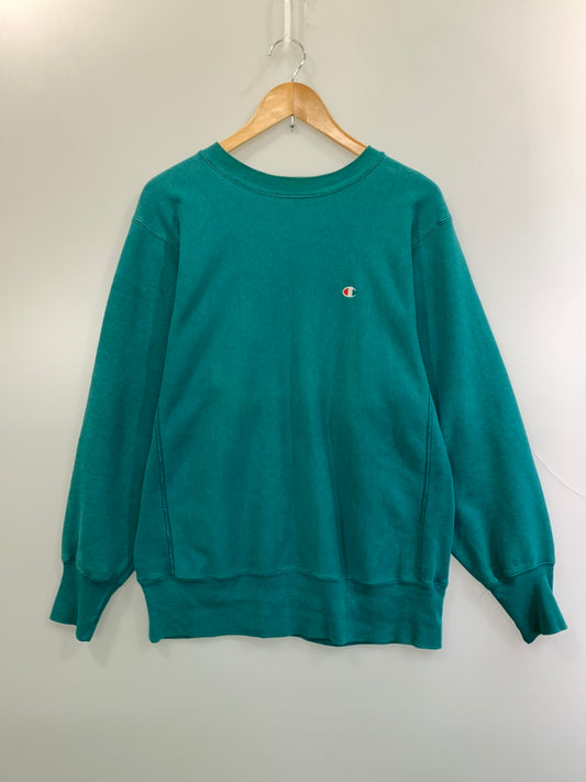 【現状渡し品】【メンズ】 CHAMPION REVERSE WEAVE チャンピオンリバースウィーブ 90S LS SWEAT SHIRT スウェット トレーナー 146-260520-AS-51-min サイズ：下記参照 カラー：グリーン 万代Net店